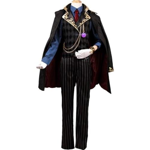 Identity V Undertaker Aesop Carl Embalmer Cosplay Costumes Playful Man Trench Halloween Dress Up Costume Coat Suit Pants Suit