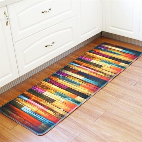 Useful Bath Mats Bathroom Striped Rug Absorbent Non-slip Bath Mats Door Floor Kitchen Sleep Room Carpet Home Decorations Printed