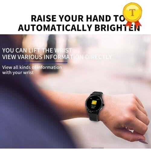 Best Round Screen Sport mode Smart Fitness Watch Waterproof Heart Rate Blood Pressure Smart Bracelet Band message notification