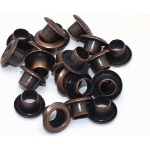 Eyelet Grommets Copper 3mm Eyelet Iron Grommets DIY Leather Craft Shoes Accessories Sewing Bag Purse Handbag Making Hardware
