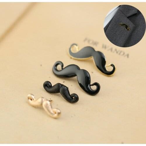 New Best Polish Mustache Brooch, Women Men Creative Beard Brooch Pin, Big And SMall Size Oil Drop Jewelry, Cute Funny Broochs