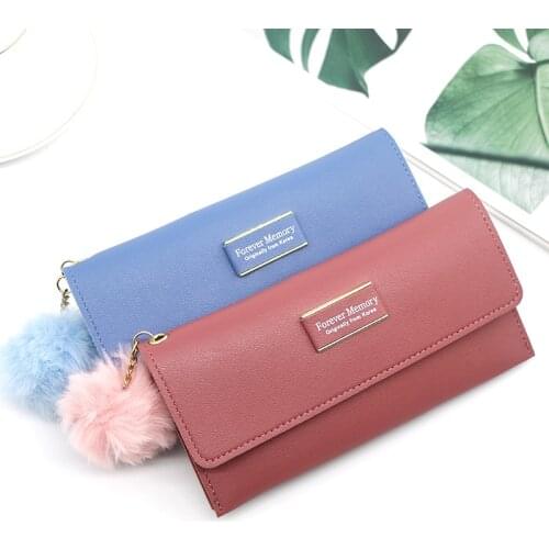 Wholesale New Style Womens Long Style Wit Zipper Wallet Simple Dark Plaid Clutch Womens Long Bag Wallet Wallet Coin Purse