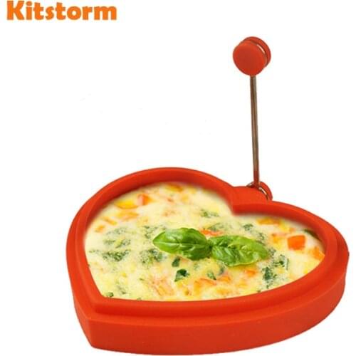 Food Grade Silicone Egg Mold Shaper Kitchen Pancake Ring Cooking Tools DIY Breakfast