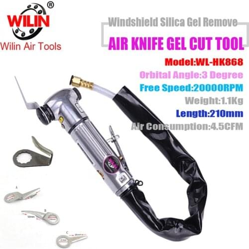 Pneumatic tools Multiple styles blade, Window Cut-off Knife HK-868 windshield cutter machine left and right , Windshield Cutting
