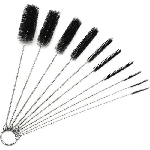 Daily Glass Hookah Smoking Weed Pipe Metal Cleaning Brush Set Bottle Brush Crevice Brush Furniture Cleaning Household Cleaning