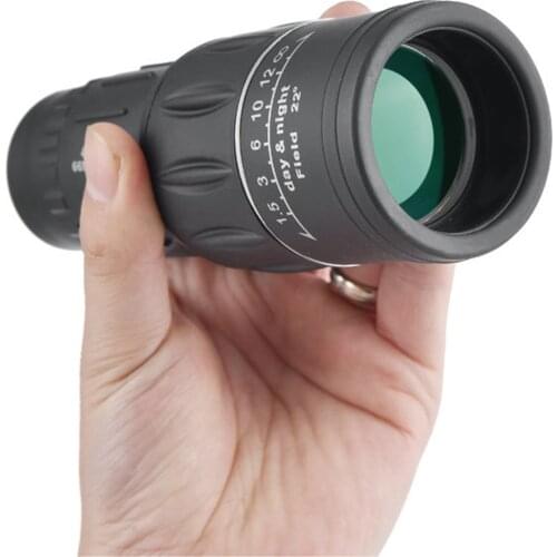 Sports Hunting Zoomable Monocular 10X Mini Portable Telescope Binoculars Outdoor Handy Optics Scope for Hunting Accessories