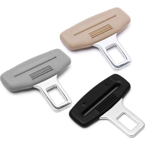 Car Seat Belt Clip Silencer Metal Tongue Seat Safety Belt Buckle for Most Car Universal for Most Vehicle