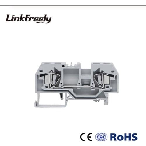 10pcs 282-901 Terminator Press Electrical Wire Terminal Block Connectors Plug-in Spring Quick Wire Connection Terminals Din Rail