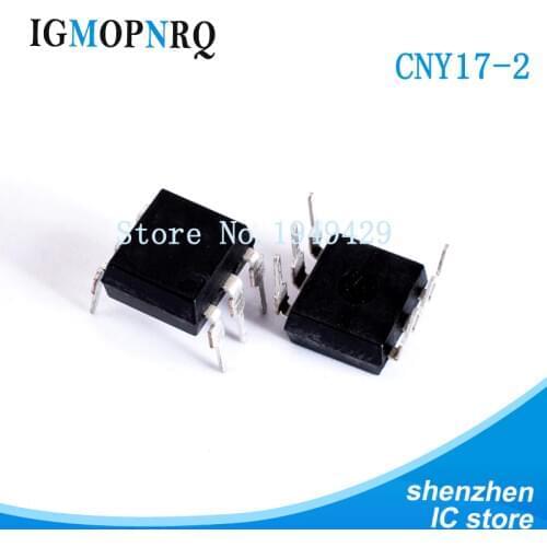 10pcs/lot CNY17-2 CNY17F-2 Optocouplers DIP-6 DIP new