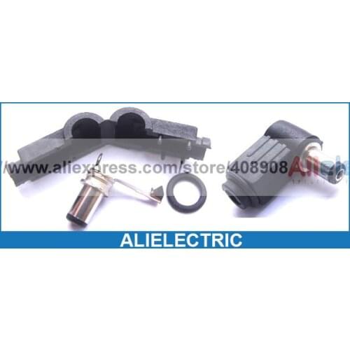 250pcs 9mm x 5.5mm x 2.5mm DC Socket Jack Right Angle Charger Power Plug Solderi