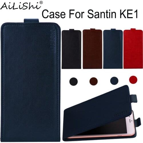 AiLiShi Case For Santin KE1 Luxury Flip Top Quality PU Leather Case Santin Exclusive 100% Phone Protective Cover Skin+Tracking