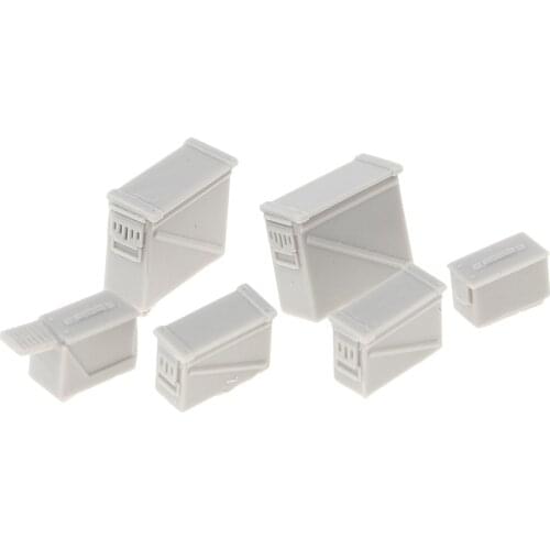 Model Accessory, 1:35 Resin WWII Army Crate 6 Box War Game Layout Unpainted