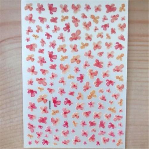 Paper Sticker for Nail Decoration Nail Stickers Small Flowers Nail Art Light Traceless Nail Decals Manicure Women Girls Party