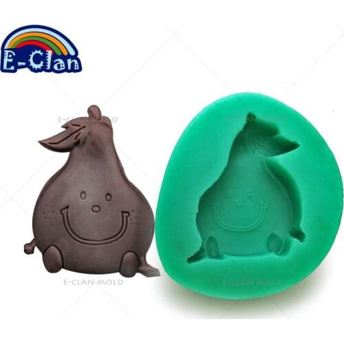 DIY silicone pudding jelly dessert mould resin cookies tools pear sugar mold polymer clay chocolate handmade soap form F0371XL35