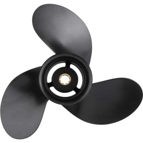 Marine Propeller 48-828156A12 Upgraded Aluminum Outboard Propeller 6/8/9.9/10/15HP for Mercury Outboard Engine