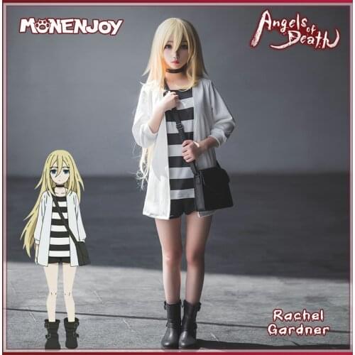 Monenjoy Angels of Death Rachel Gardner Ray Cosplay Anime Daily Wear Costume Sets