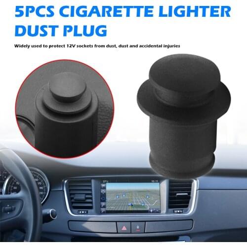 Cigarette Lighter Socket Plug Cover Universal Dust Cap Auto Car Accessory Easily Installation Personal Car Element