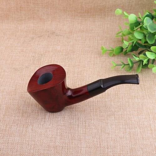Hot 1Pcs Sandalwood Smoking pipe Detachable Durable Smoking Cigarette Pipe Tobacco Cigar Pipes Combustion Piece Gift