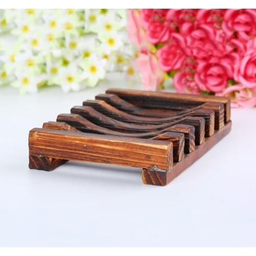 Soap Dish Bar Holder Bath Shower Tray Drain Storage Plate Rack Wood Handmade Soap Box Easy To Clean And Easy To Carry