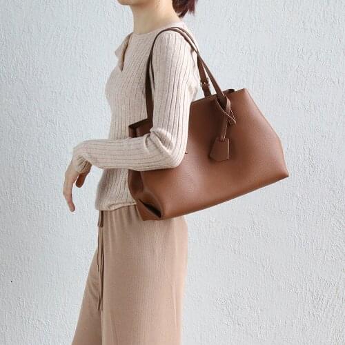 2021 New Design Leather Large Capacity Crossbody Bag Fashion Messenger Bag Multifunctional Tote For Women