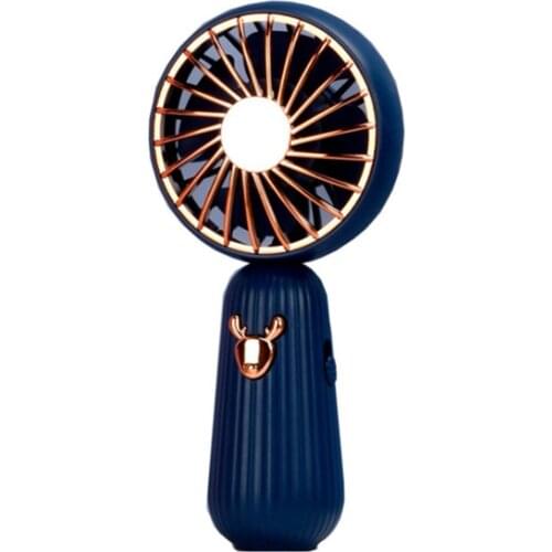 Handheld USB Charging Mini Fan Low Noise Two Speed Office Handheld Fan For Travel Outdoor Cooling Fan