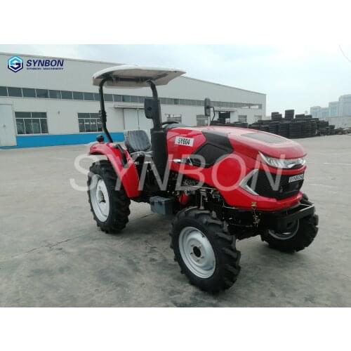 New 60HP 4 WD Mini Farm Hydraulic Equipment Small Orchard Greenhouse Tractor Multiple Auxiliary Tools Agriculture Machinery