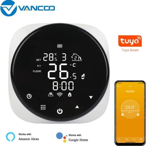 Tuya Smart Wifi Thermostat Temperature Controller for Water/Electric Floor Heating/Water Gas Boiler Works with Alexa Google Home