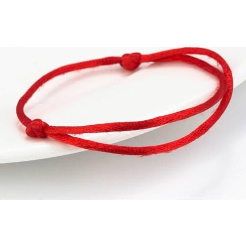 10Pcs Lover Simple Red Cord Bracelet Good Luck String Kabbalah Protection Knot Amulet Wristband Jewelry Faith Rope Gifts