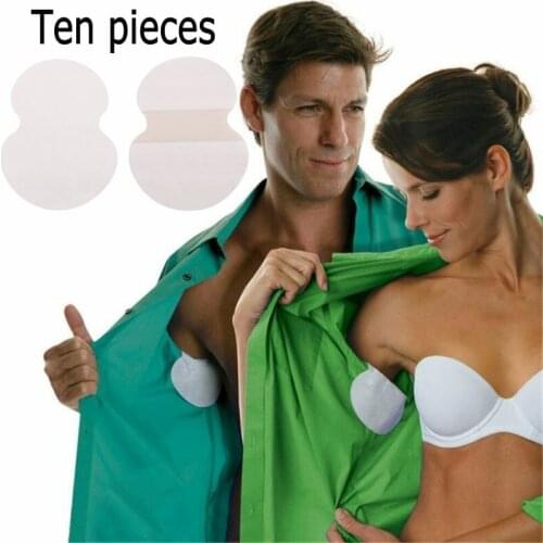 10 Pieces Underarm Cushion Clothes Sweat Wicking Pads Shield Armpit Sweat Patches Women Deodorant Absorption Pad