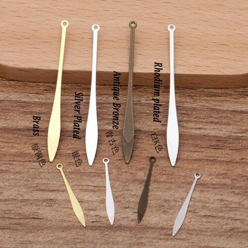 1000pcs copper metal tassel hairpins necklace bracelet earrings drops round charms jewelry findings accessories