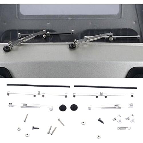 2-Pack RC Car Windshield Wipers Update Parts for WPL D12 RC Car Trunk Model Parts