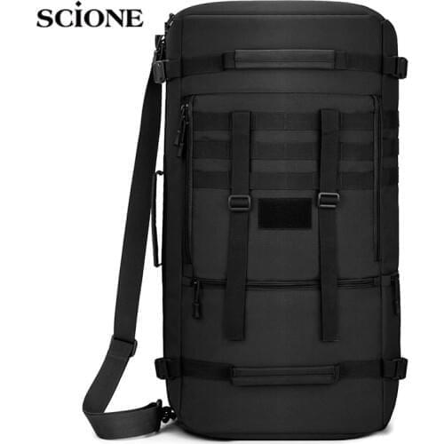 50L 60L Camping Bag Tactical Military Backpack Hiking Outdoor For Men Trekking Climbing Army Bags Travel Bag Assult Bag XA114A