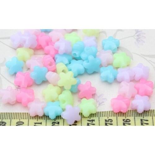 600pcs sun flower acrylic pendants Beads for Necklaces & Bracelets nursing necklaces clips crafts kid lucite candy flower beads