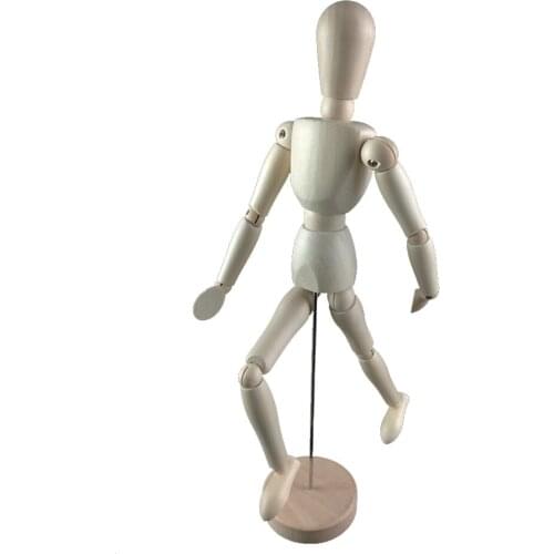 8inch 22cm Wood Human Body Model Figure Manikin Mannequin Artist Drawing Sketch for Table Display Painting Wooden Human Body