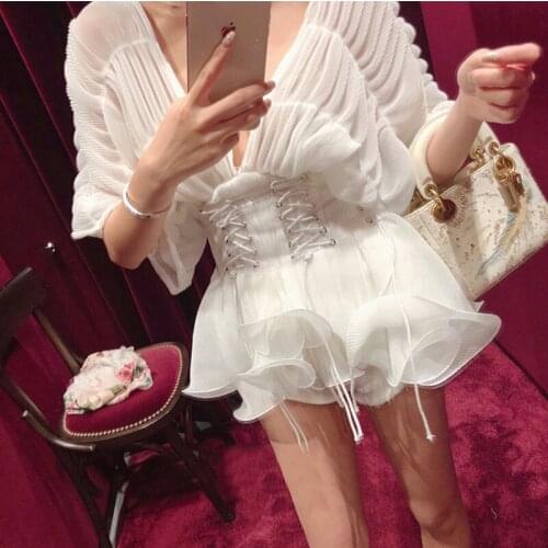 AOTHOVEN White Blouses