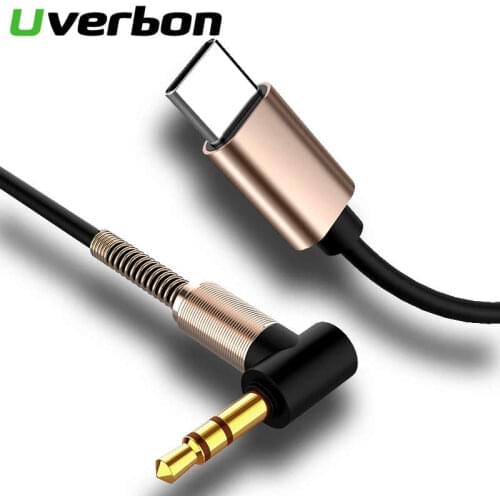 USB Type C Car AUX Audio Cable 3.5 AUX USB C Cable For Huawei P30 pro Xiaomi Mi 9 Oneplus 7 pro 3.5mm Jack Female Speaker Cable