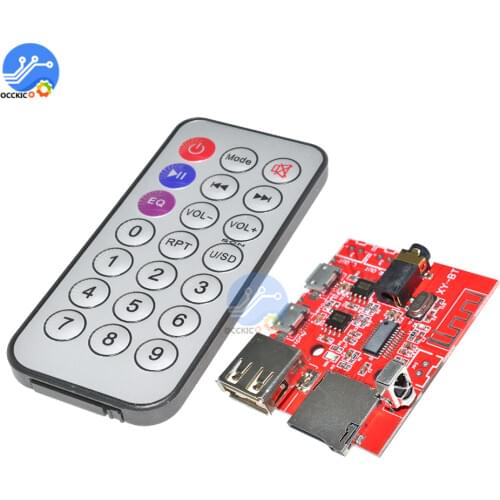 Bluetooth MP3 Decoder Module dac board Audio Receiver for Car Speaker Amplifier Support U-Disk/TF with Remote Control