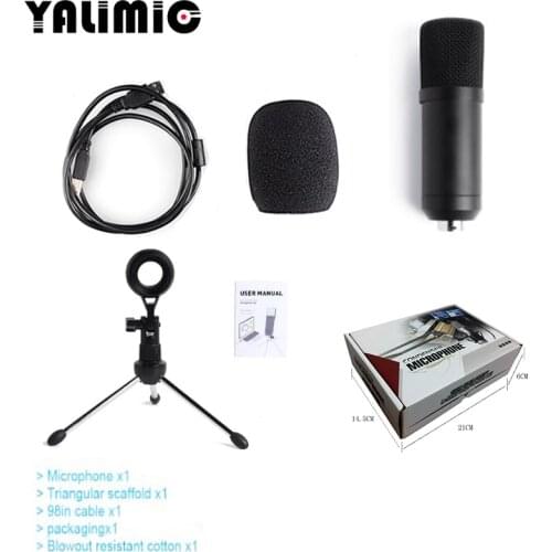 BM700 USB Microphone 192KHZ/24BIT Professional Podcast Condenser Microphone for PC Karaoke Youtube Studio Recording Mikrofo
