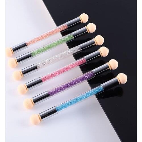 1PCS Double End Gradient Faint Sponge Pen Nail Gel Color Painting Faint Washable and Interchangeable Painting Tools