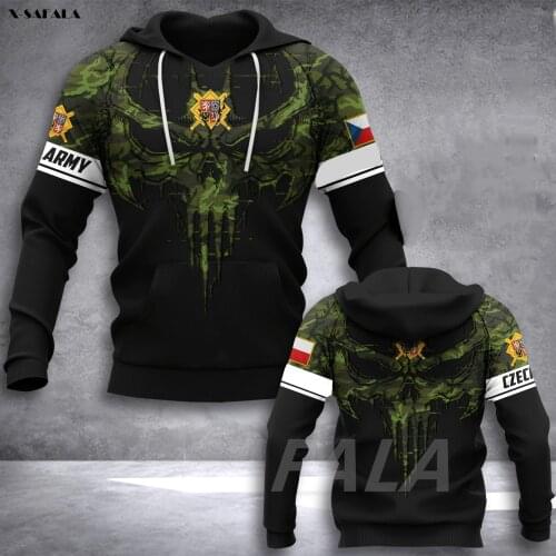 Not Just Soldier But Son Of CZECH 3D Printed Hoodie Man Female Zipper Pullover Sweatshirt Hooded Jersey Streetwear Tracksuits
