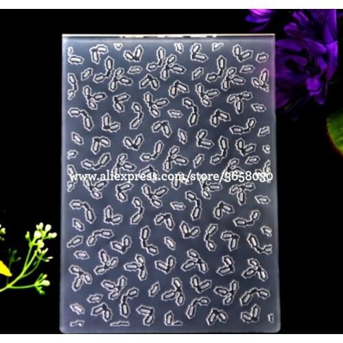Leaves Plastic Embossing Folder For Scrapbook DIY Album Card Tool Plastic Template 11x15.5cm 8071136
