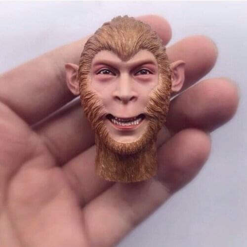 1/6 Scale Soldier Accessories Smile Version Head Sculpture Model for 12" Action Doll