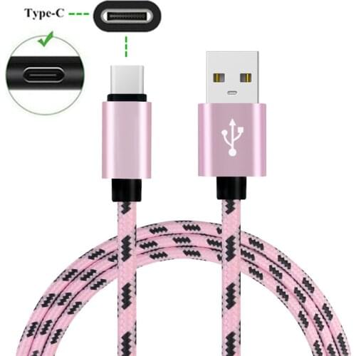 2m 3m Nylon metal Fast Charger Type C USB cable For Nokia 8.1 7.1 Samsung galaxy S9 S8 A30 A6S For LG G6 V30 PocoPhone F1 Axon 7