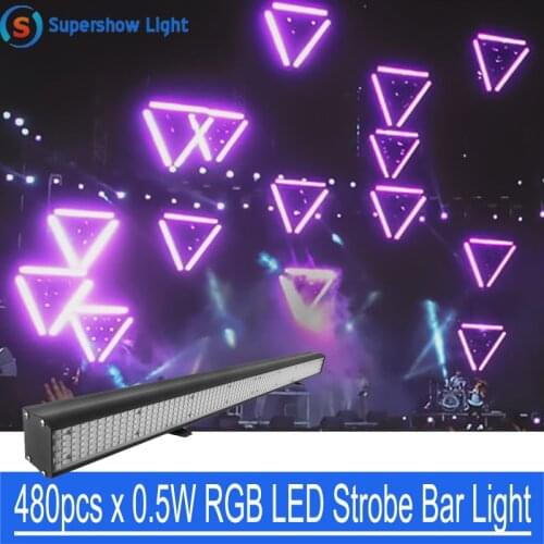 Nightclub Disco LED Pixel Wall Washer RGB 3in1 Led Bar Strobe Stage Light