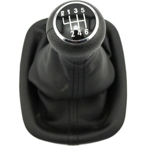 New 6 Speed Car Gear Shift Knob With Boot For VW Passat B5 2001 2002 2003 2004 2005