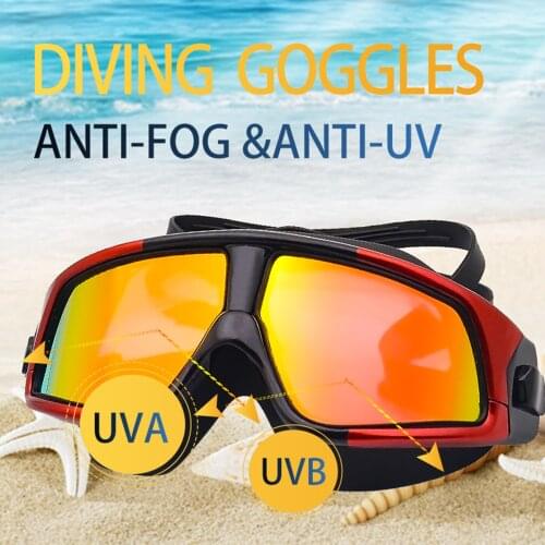 Swim Goggles UV Protection Pool Goggles Anti Fog Swim Eyewear conform to optics clear and pragmatic Waterproof & Protective