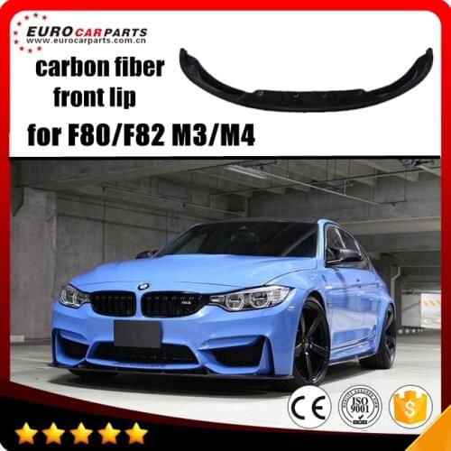 F80 M3 front lip carbon fiber material fit for F80/F82 M3/M4 carbon fiber front lip 3D style 3D carbon fiber front spoiler