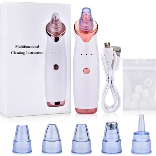 Portable Electric Blackhead Suction Device Blackhead Remover Household Face Pore Cleaner Cosmetic Instrument