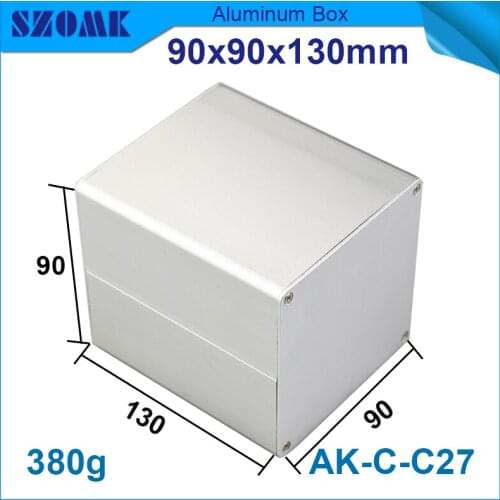 Extrusion Products Laser Engraver Aluminum Electronics Logo 90(h)x90(w)x130(h)mm Design Outdoor Electrical Aluminum Box
