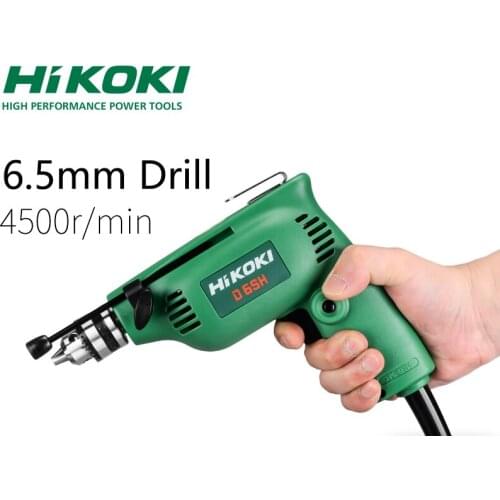 Protessional 6.5mm Hand Eletricl Drill D6SH 230W 4500r/min High Speed Power Drill Full length 206mm 0.9Kg Lightweight Tool Dril
